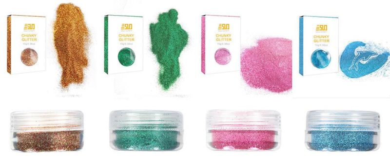 Fine Glitter Powder with Bottle Packing