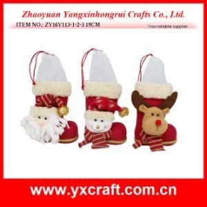 Christmas Decoration (ZY16Y113-1-2-3 19CM) Christmas China Handicraft Best Selling Christmas Gifts