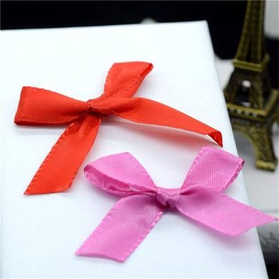 Custom Wholesale Pre-Made Ribbon Bow for Hair Band Full Hamd Made Size Optional Box Decoration