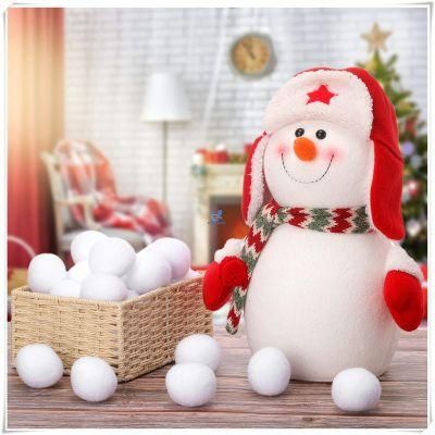 Indoor Snowball Fight Christmas Gift Snowball Plush Toys Ball