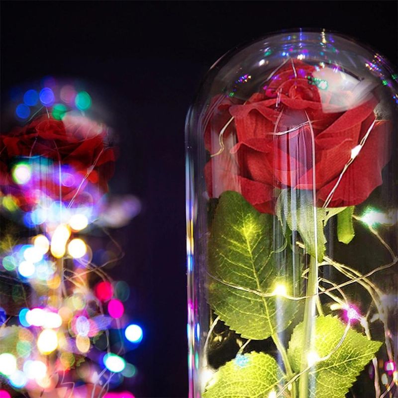Hot Sale Valentine′ S Day Gifts Wholesale LED Rose Lamp Shade