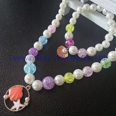 Plastic Toy Birthday Gift Jewelry Shell Bracelet Necklace