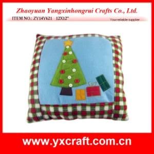 Christmas Decoration (ZY14Y621 12X12&prime;&prime;) Christmas Pillow Craft Christmas Tree Cushion
