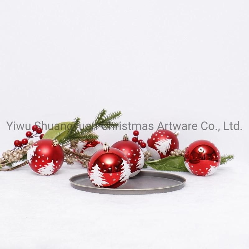 New Design Christmas Ball for Holiday Wedding Party Decoration Supplies Hook Ornament Craft Gifts