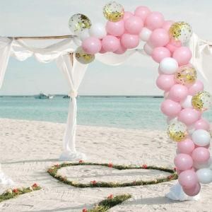 12 Inch Pink Balloon Garland Arch Pink and White Balloon Garland