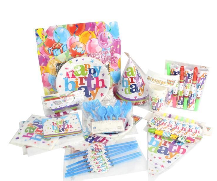 Custom Event Decorations Kids Birthday Party Supplies Sets