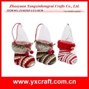 Christmas Decoration (ZY16Y017-1-2-3 14CM) Gift for Christmas Tree