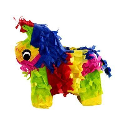 Wholesale Rainbow Paper Toy Design Mini Horse Donkey Pinata for Child Birthday