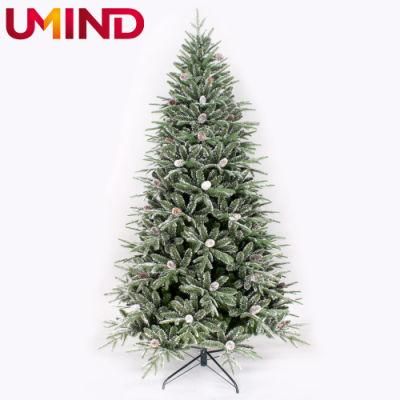 Yh2157 Foldable Stand Artificial 210cm Christmas Decorations Christmas Tree