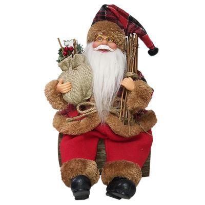 Cute Fabric Christmas Santa Claus Decoration