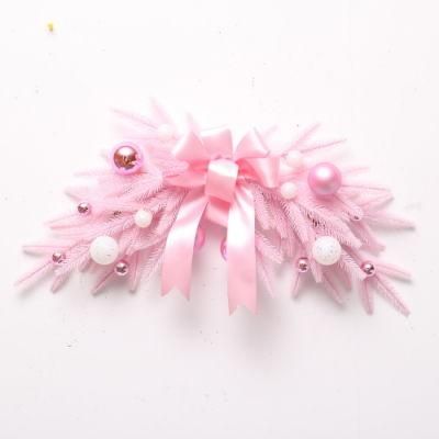 Christmas Deacoration with Plastic Ball and Ribbon Decorate