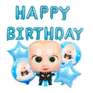 Boss Baby Birthday Aluminum Film Balloon Cartoonaluminum Film Balloon