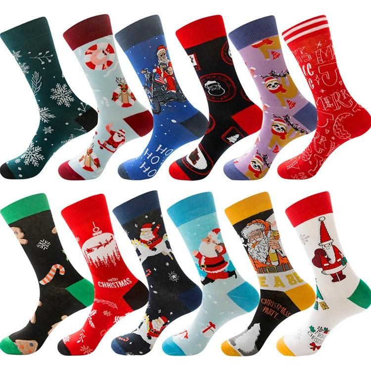 Custom Designed Christmas Socks Gift Socks Popular Christmas Socks