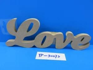 Natural Wood English Letter Alphabet-Love