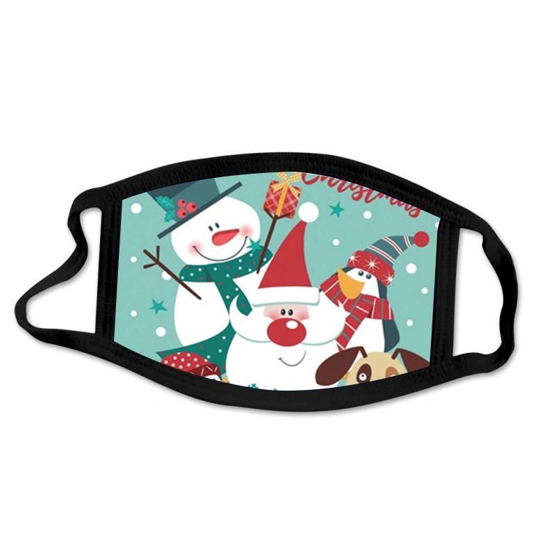Wholesale Dust Proof Cotton Reusable Washable Christmas Party Masks