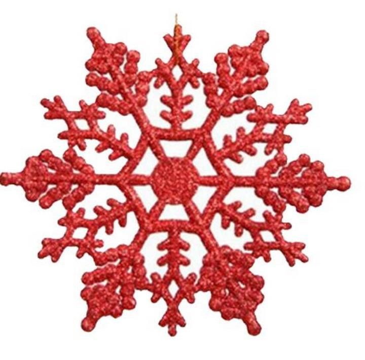 Christmas Decorations 10cm Acrylic Snowflakes