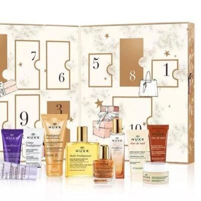 Custom Christmas Advent Calendar Box Empty Custom Luxury Gift Box Is Used for Cosmetics