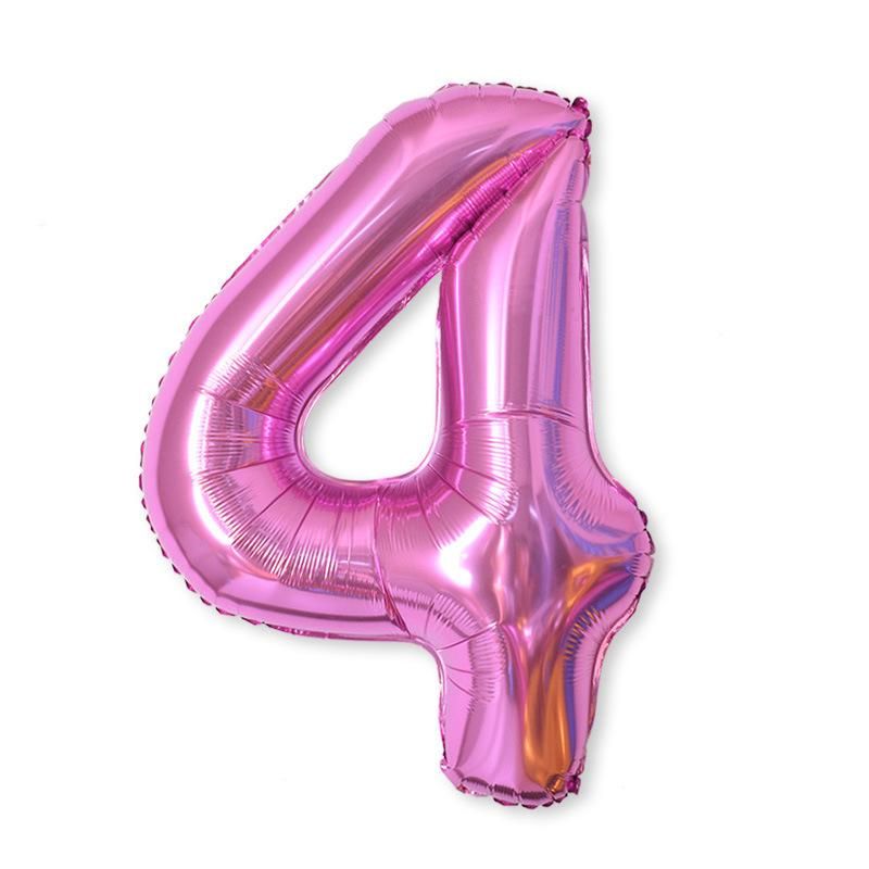 Golden Number Foil Balloon for Christmas Holidays Parties