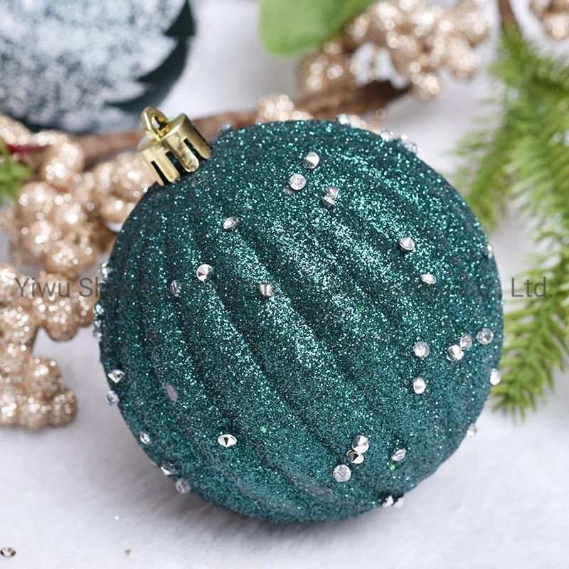 2020 New Design High Sales Christmas Ball for Holiday Wedding Party Decoration Supplies Hook Ornament Craft Gifts