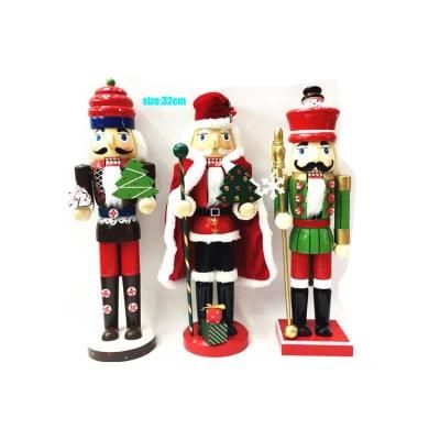 Wooden Nutcracker Nut Made in China, Hot Sale Christmas Nutcracker Soldiers, Wooden Toy Soldier Nutcracker