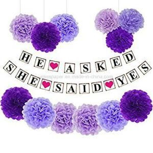 Umiss Paper Tissue POM POM Flower Party Decoration for Valentine Wedding Bridal Shower