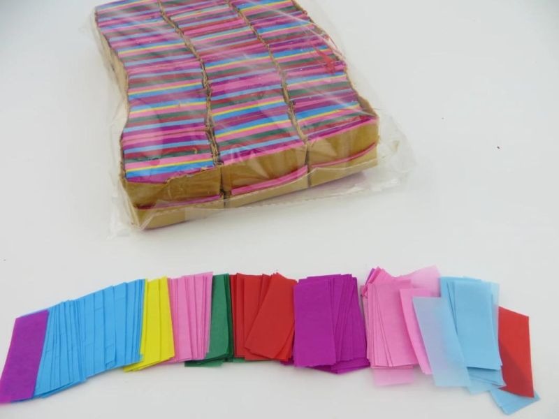 Wholesale Party Favor Flameproof Tissue Confetti Rectangle Paper Confetti