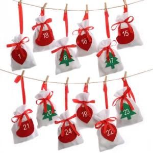 Christimas Printing Date Gift Decoration Bags