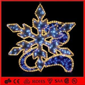 New Style LED PVC Garland Christmas Motif Snowflake Light