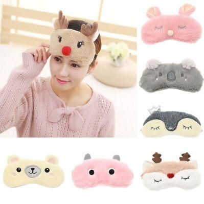 Animal Cute Plush Eye Mask