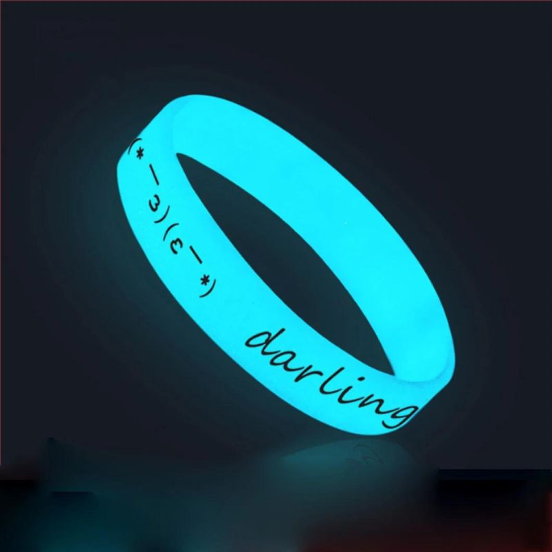 Silicone Bracelets Glow in The Dark Silicone Wristband