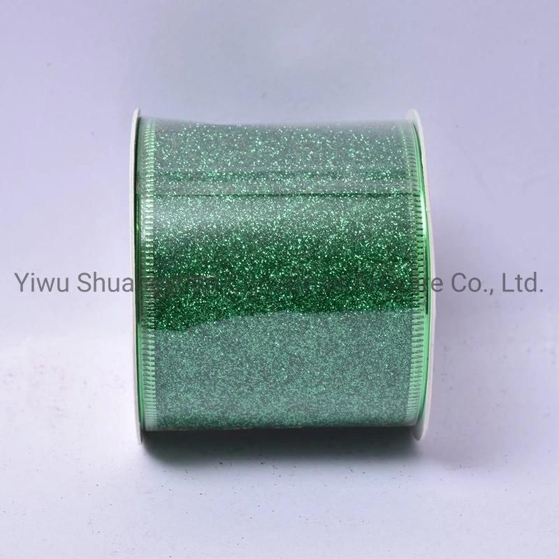 Christmas Ribbon Decor for Holiday Wedding Party Decoration Supplies Hook Ornament Craft Gifts