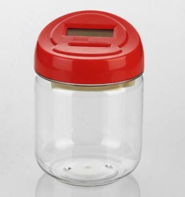 Transparent Money Jar for Kids Gift with CE RoHS