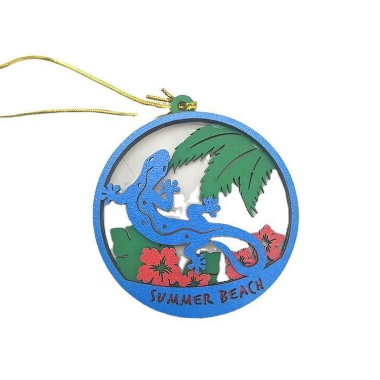 Custom Shape Christmas Wooden Hanging Ornaments for Christmas Holiday Tree Decorations