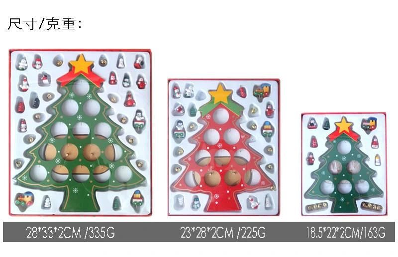 DIY Wooden Holiday Promotion Kid′s Children Gift Christmas Decoration Tabletop Christmas Trees