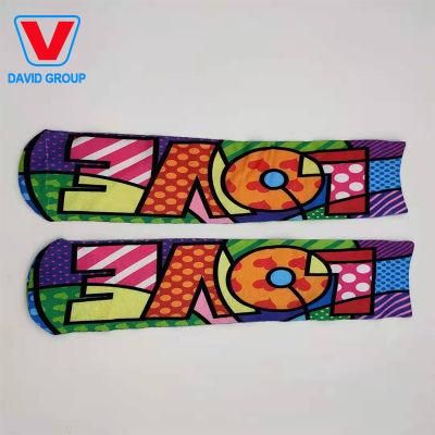 Comfortable Colorful Tube Socks Custom Socks Print with Top Quality