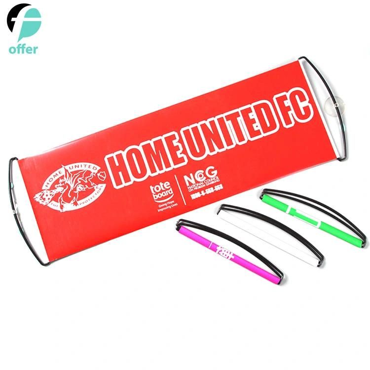 Self-Accepting Banner Hand Flag Suitable for Theme Party Event Decoration