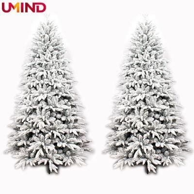 Yh1967 2021 240cm PE&PVC Top-Grade Christmas Decorative Tree Party Decorations Supplier White