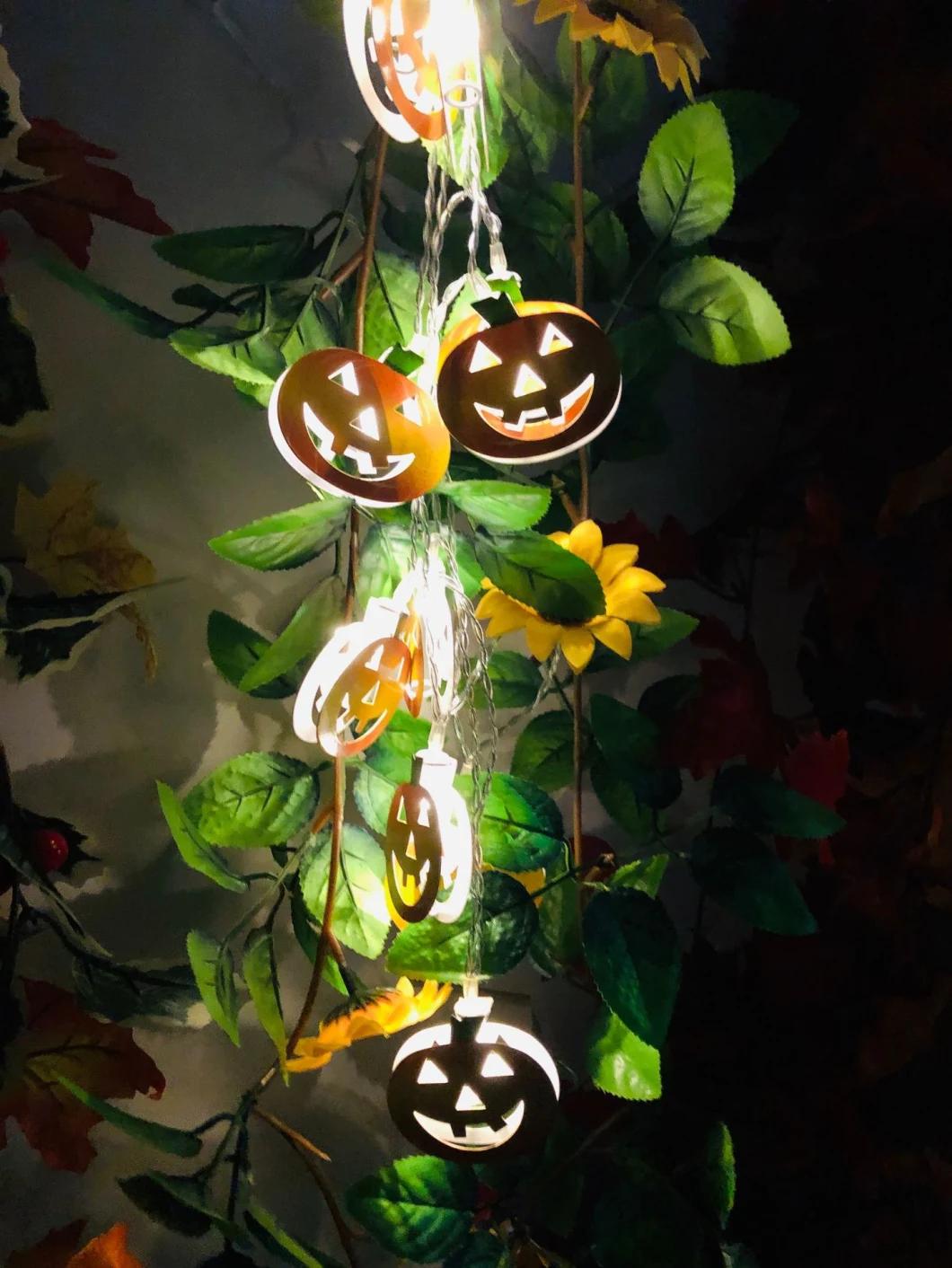 Battery Pumpkin Shaped 1.65 M LED String Lights Halloween Holiday Light