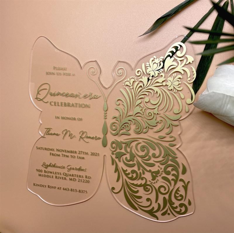 Luxury Greeting Card Wedding Invitation Card Customized Logo Designs Wedding Invitation