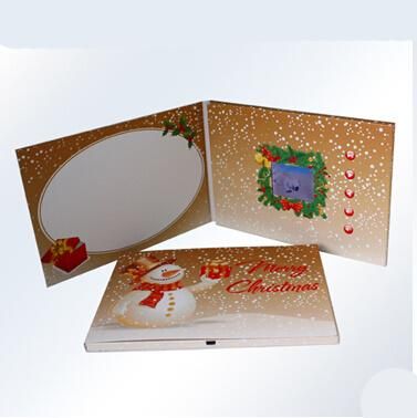 Newest Design LCD Video Christmas Card
