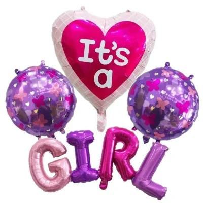 Gender Reval Foil Balloons for Baby Shower Decoration