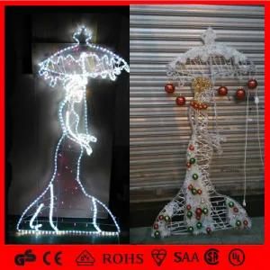 China Wholesale Christmas Angel Decoration LED Motif Light