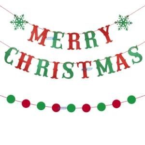 Christmas Paper Banner Party Decoration Birthday Banners