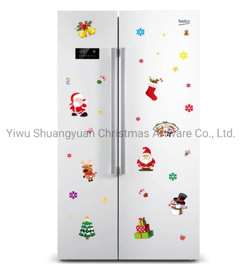 TPR Christmas Jel Sticker Plastic Window Sticker Door Sticker Wall Sticker Fridge Sticker
