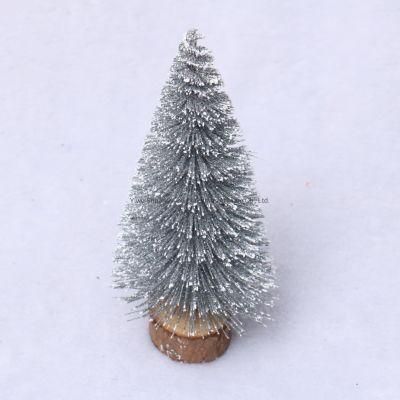 Mini Christmas Tree Silver Artificial Xmas Tree for Christmas Decoration