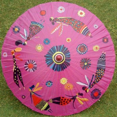 Customized Angel Pattern Chinese Bamboo Umbrella for Kid&prime; S Party Cosplay Show