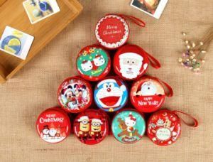 Tinplate Christmas Coin Macaron Bag Kids Gift