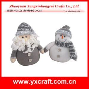 Christmas Decoration (ZY15Y059-1-2) Christmas Santa Stand Handmade Christmas Decoration