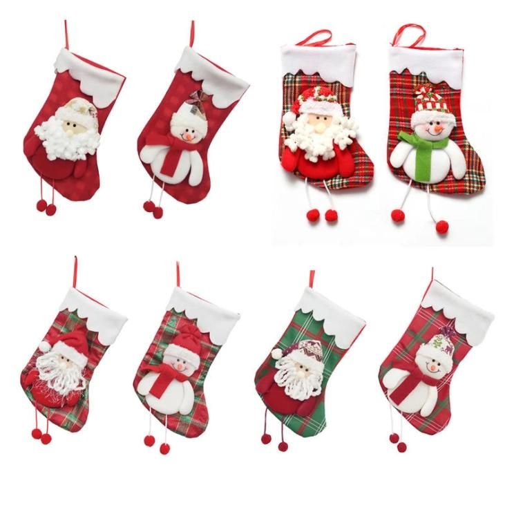 Hot Sales Promotion Gift Christmas Santas Snow Man Little Socks for Children