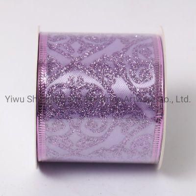 Christmas Ribbon Decor for Holiday Wedding Party Decoration Supplies Hook Ornament Craft Gifts